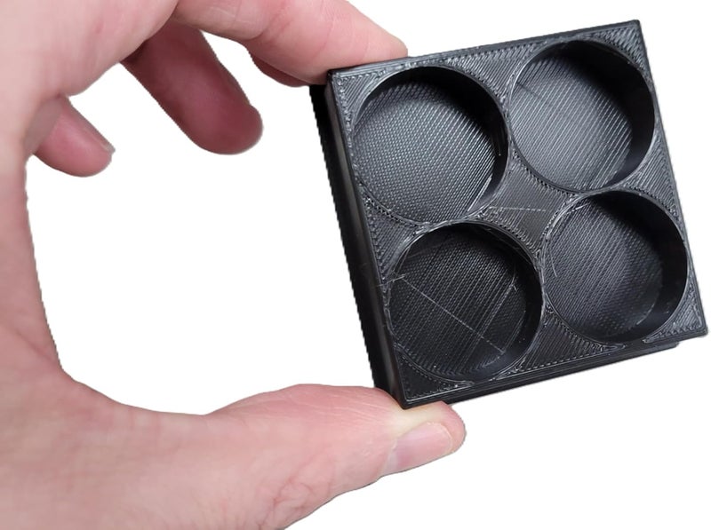 Znet3D Eye Drop Bottles Organizer & Storage – 4-Slot Holder (Black) - Image 5
